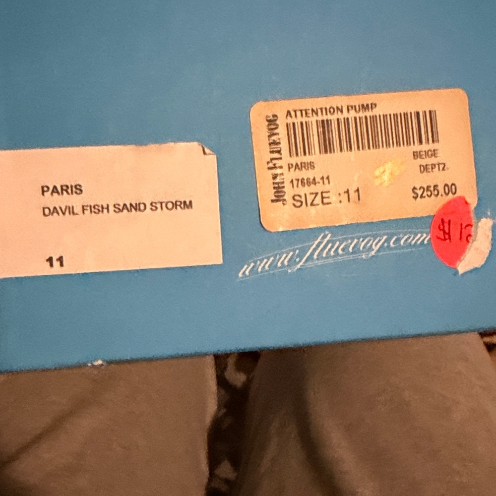 NIB john Fluevog size 11  Paris Davil Sand Storm - Picture 9 of 10